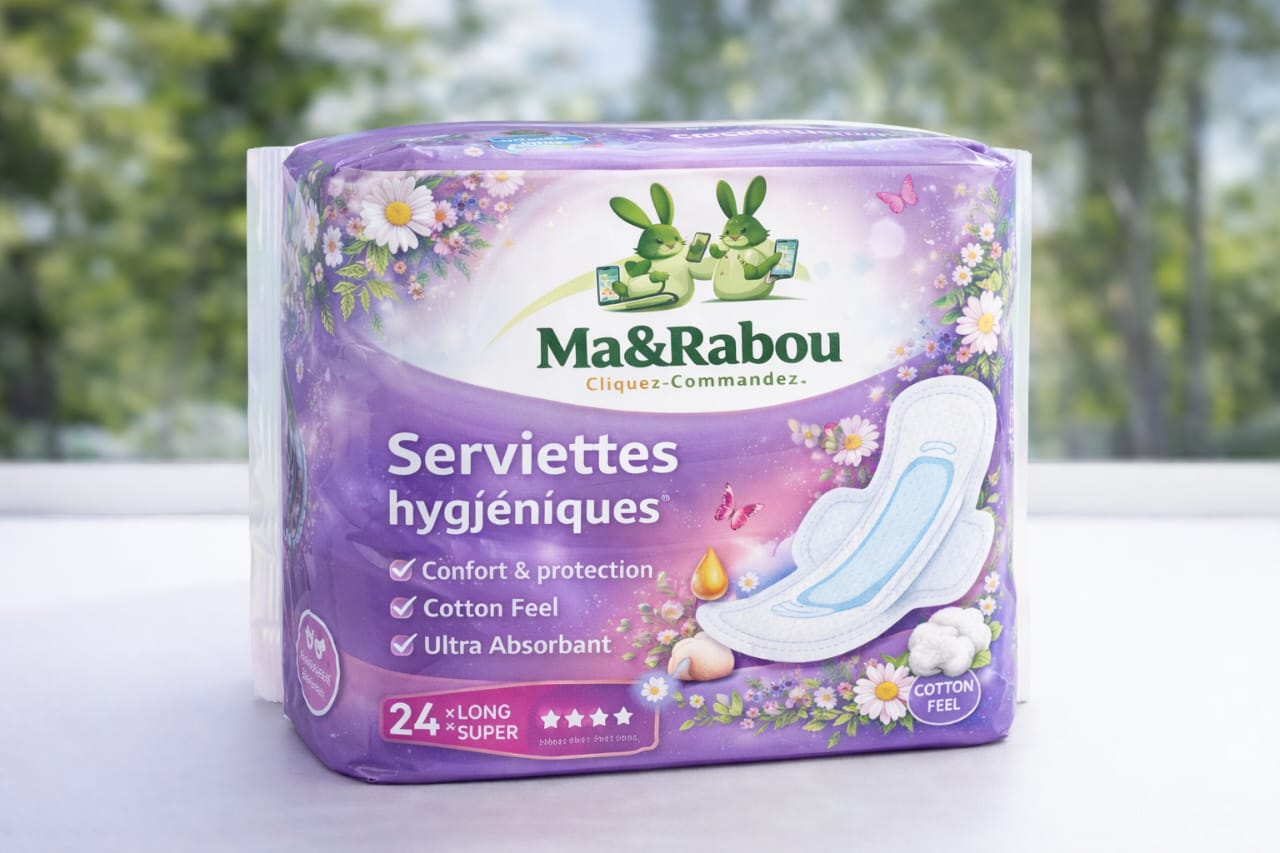 Serviette Hygiénique Ma&Rabou